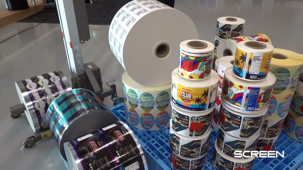 SCREEN Truepress LABEL 350UV SAI-S Real-life 8 Hours Production Run