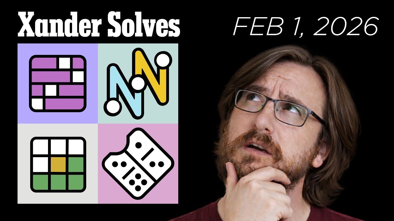 February 1st, 2026 | NYT Daily Puzzles | Connections | Strands | Wordle | Pips | Xander Solves