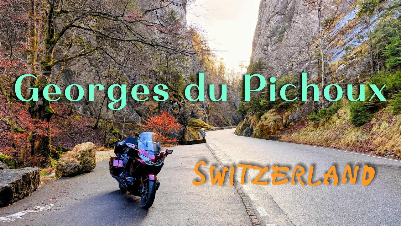 Gorges du Pichoux Switzerland - Honda Gold Wing Tour DCT 50th Anniversary