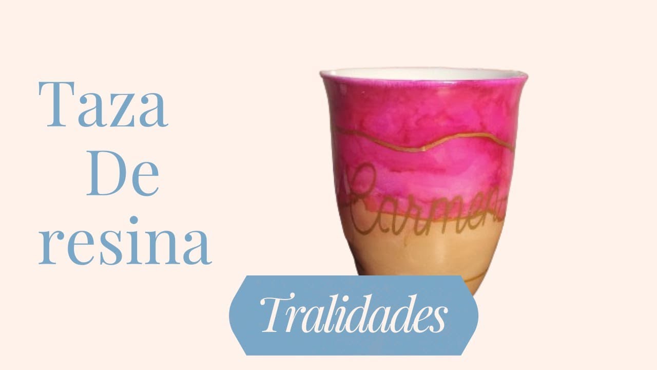 Tutorial: pintando una taza con tintas al alcohol y resina