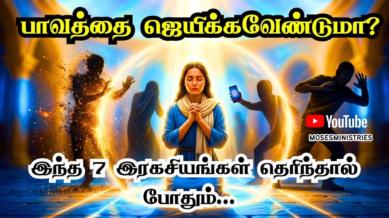 Can’t Stop Sinning? Do These 7 Secrets Now | பாவத்தை ஜெயிக்க 7 ரகசியங்கள் | Moses Ministries