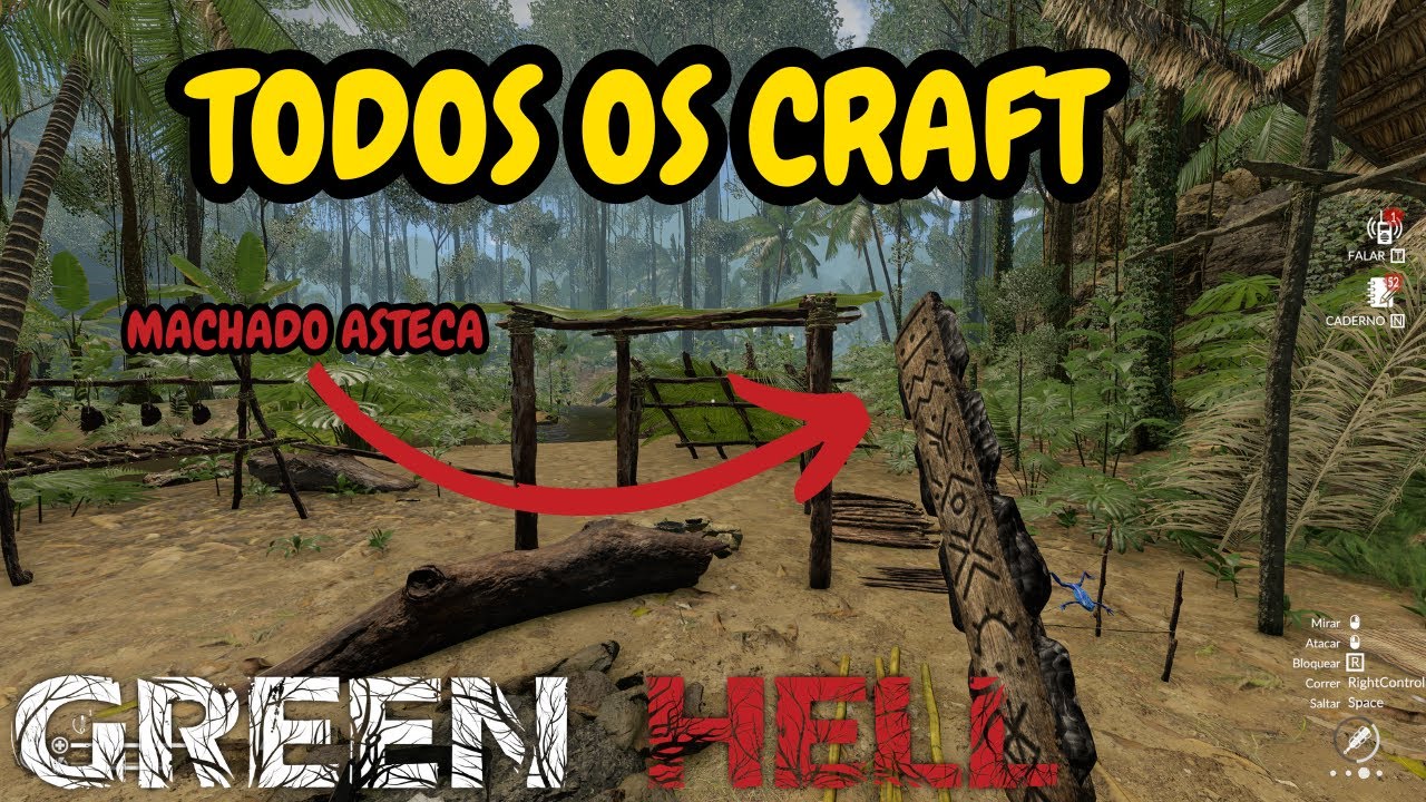 LITERALMENTE TODOS OS CRAFTS DE GREEN HELL 2024! 