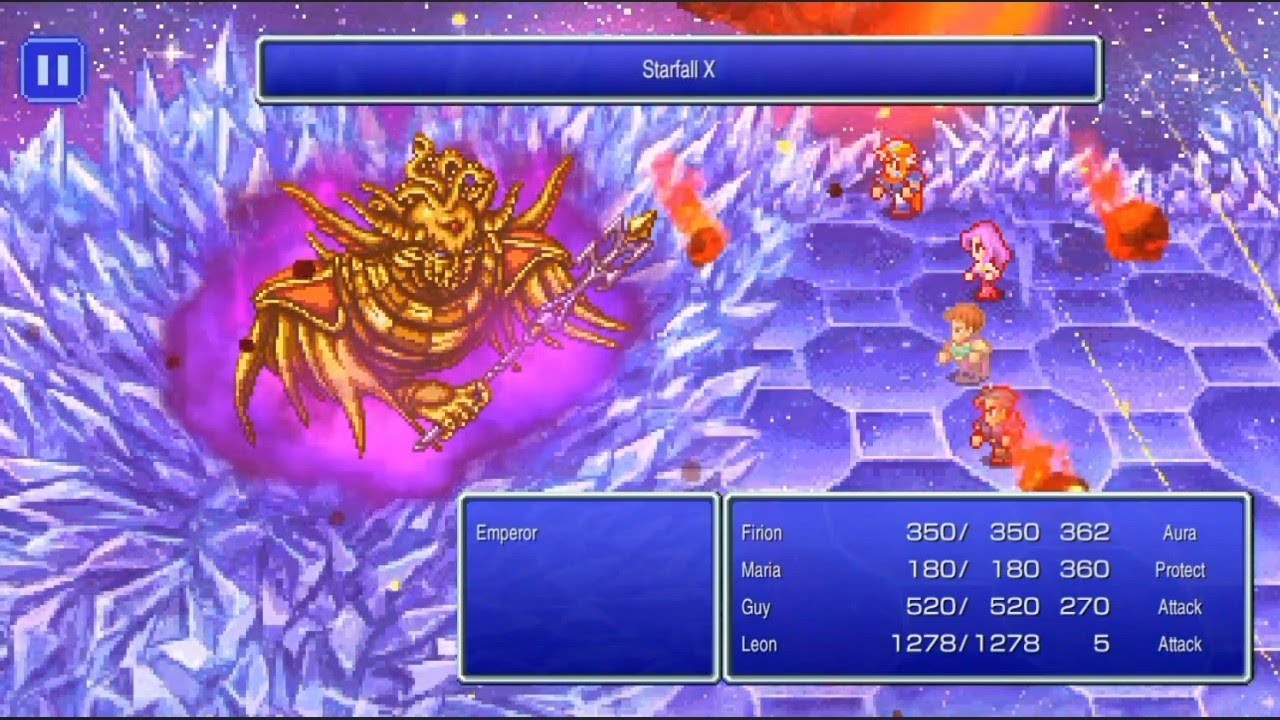 Final Fantasy II Pixel Remaster (Android/iOS) - Final Boss: Emperor Mateus