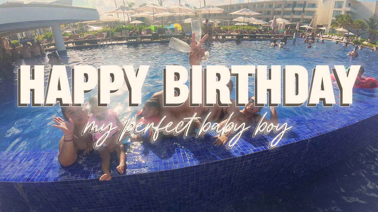 One in the Sun – Preston Turns 1 in Punta Cana ☀️