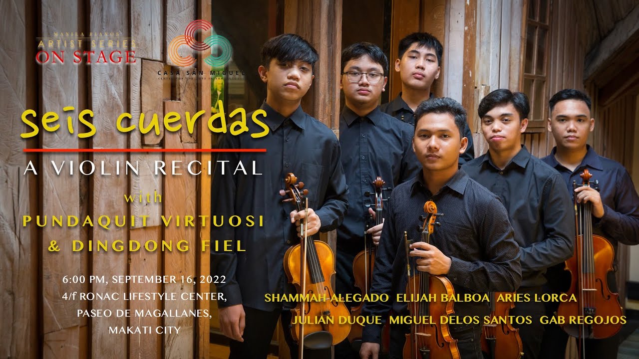 A. Dvorak : Tema con Variazioni from Terzetto.  Aries Lorca, Shammah Alegado and Elijah Balboa.