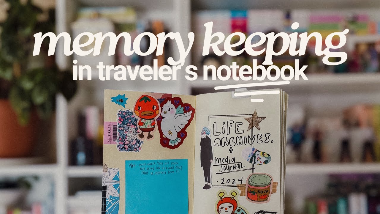 3 ways to memory keep in traveler's notebook ✦ flipping through my TN inserts