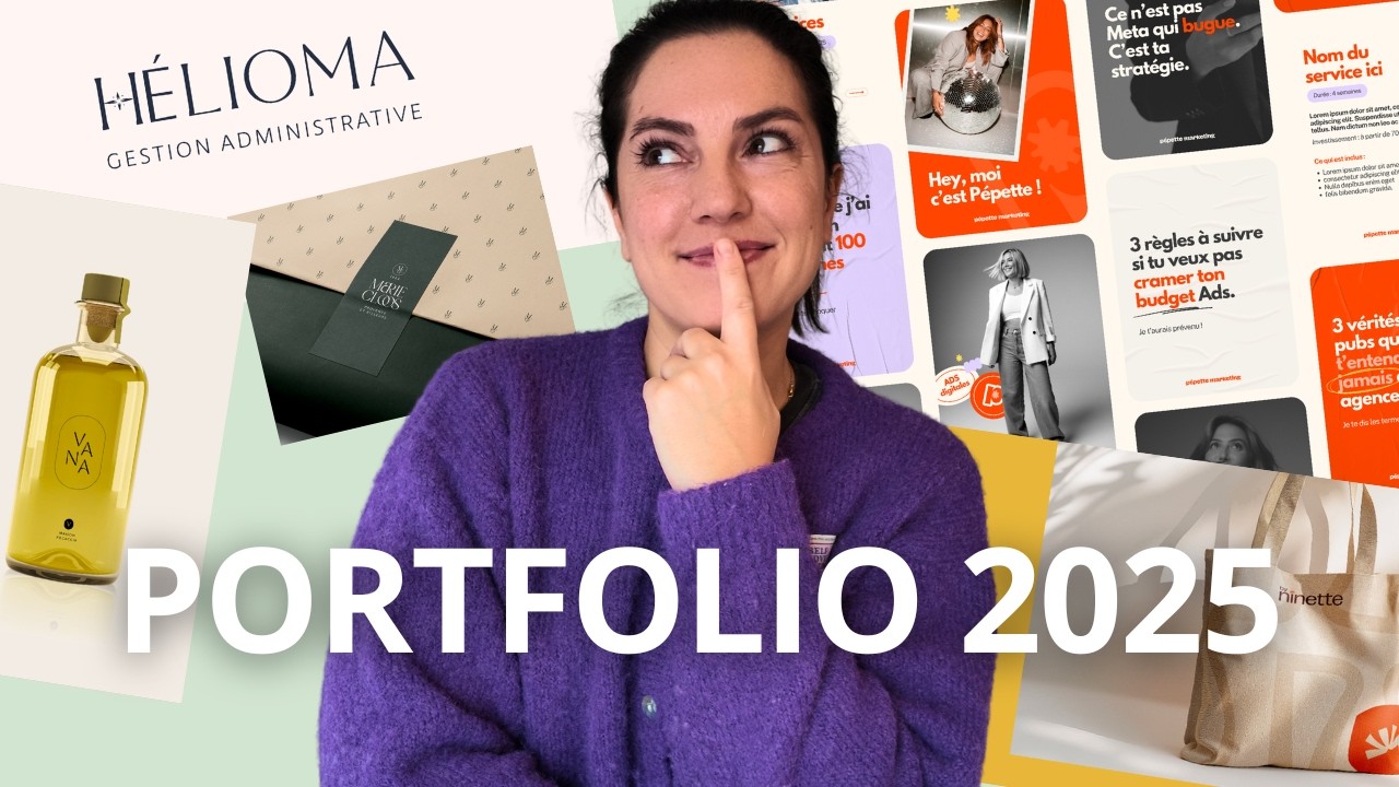Portfolio 2025 - Identités visuelles & templates Canva | Branding stratégique