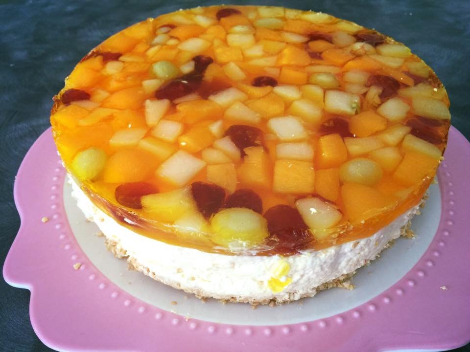 No Bake Pineapple Cheesecake