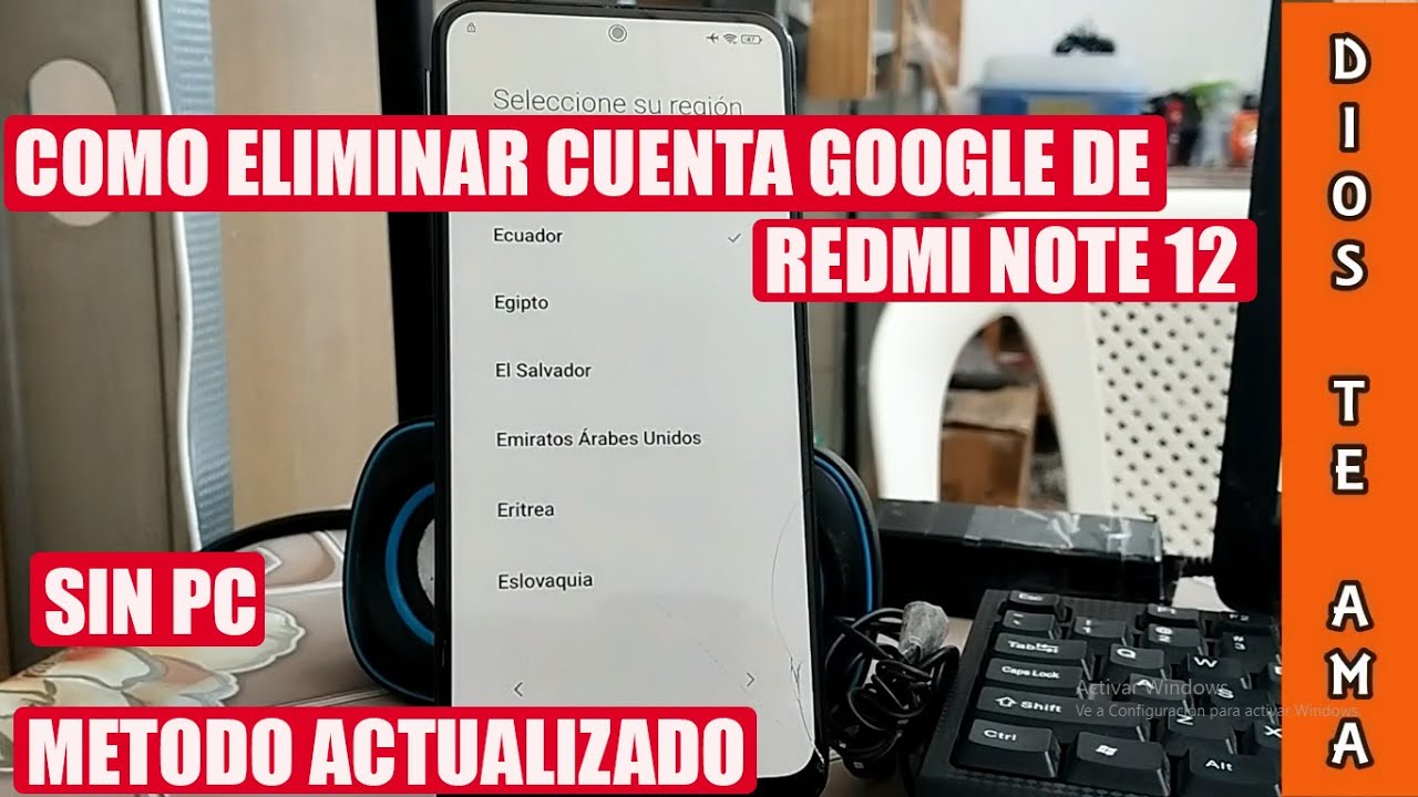 COMO ELIMINAR CUENTA GOOGLE DE REDMI NOTE 12 (METODO GRATUITO - SIN PC) ACTUALIZADO