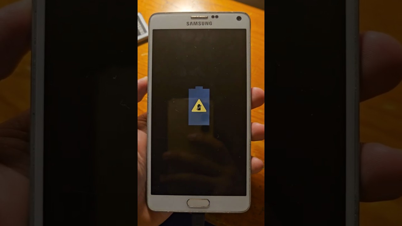 Battery error warning but no battery inserted! #samsung #shorts