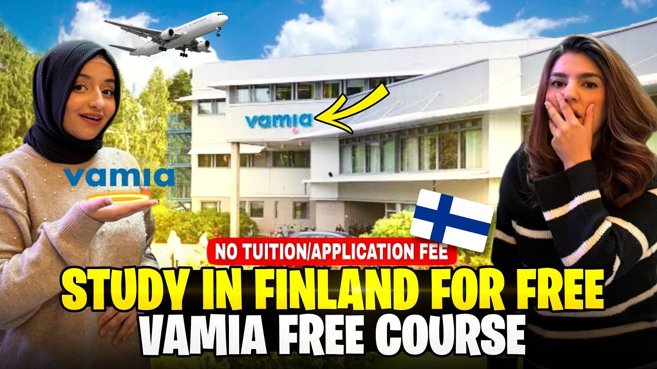 How To study in Finland for free | Free Education | Vamia Course | How to Apply? | Snow&Chai.