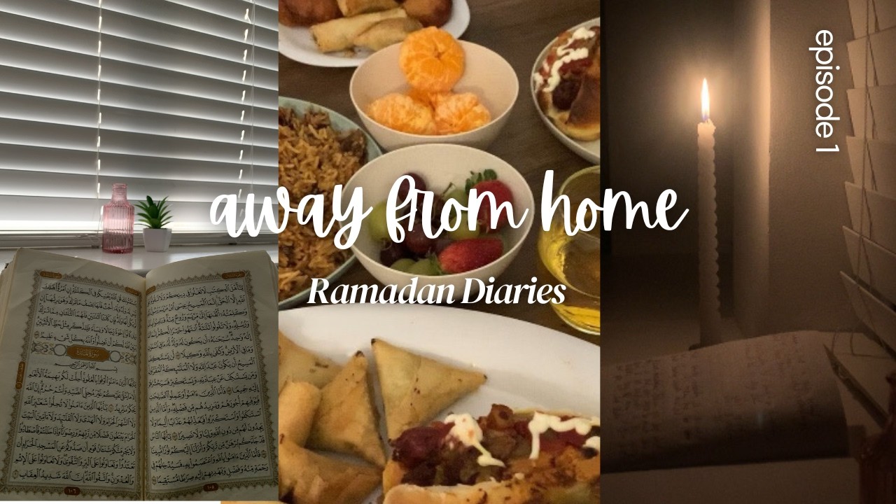 Ramadan Diaries #1 | First Ramadan Away From Home, Cooking Iftar & Journaling 🌙🕯️