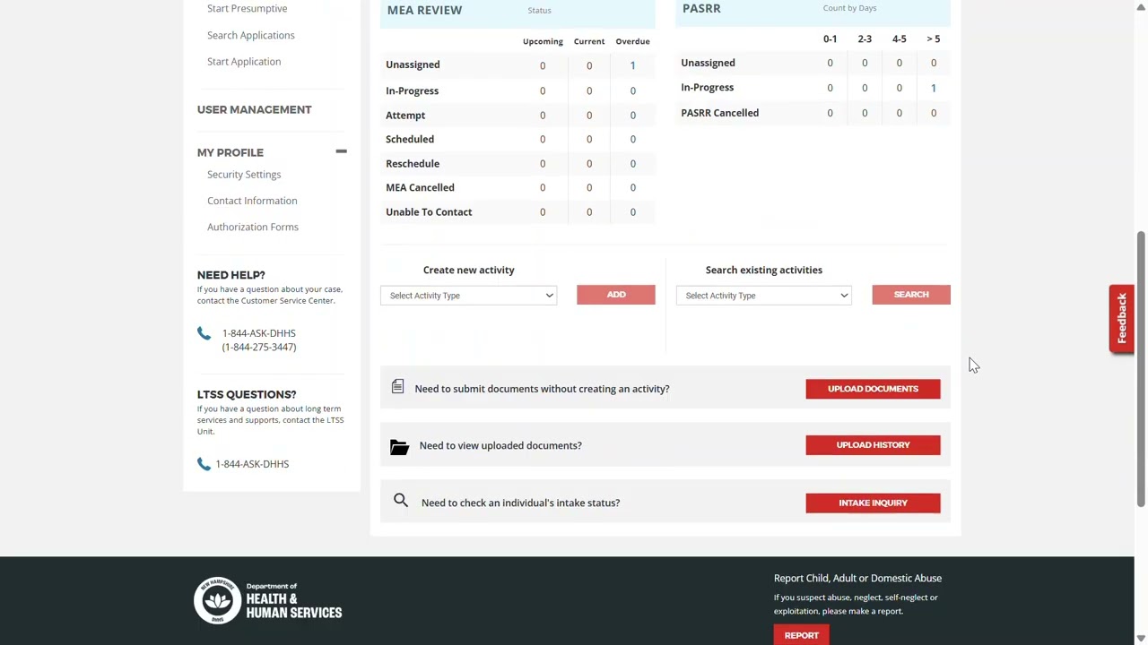 Учебное пособие NH EASY: Панель мониторинга долгосрочной поддержки и услуг