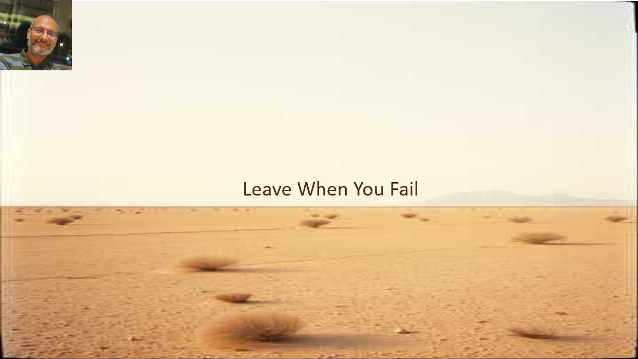 Уходи, когда потерпишь неудачу | Английская песня