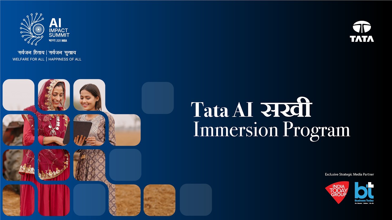 LIVE | Smriti Irani At Tata AI Sakhi Immersion Program | India AI Impact Summit 2026