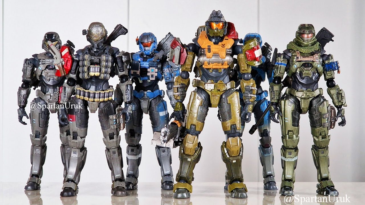 Play Arts Kai Halo Reach Noble Team Figure Review