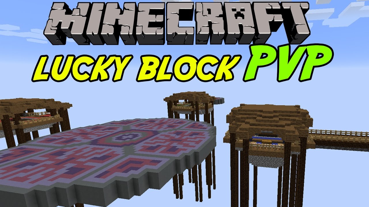 Minecraft: Lucky block PVP ARENA | VAD SYSSLAR DU MED?!  | Modded Mini-Game