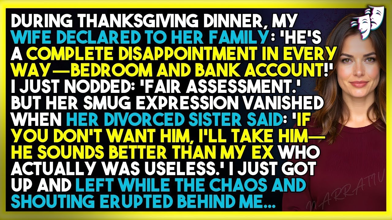 My Wife Smugly Called Me 'Complete Disappointment'—Sister's 'I'll Takm' Wiped Her Smile!