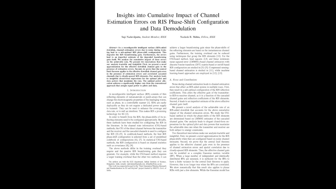 [Suji: ICC 2024] Impact of Channel Estimation Errors on RIS Phase-Shift Configuration & Demodulation