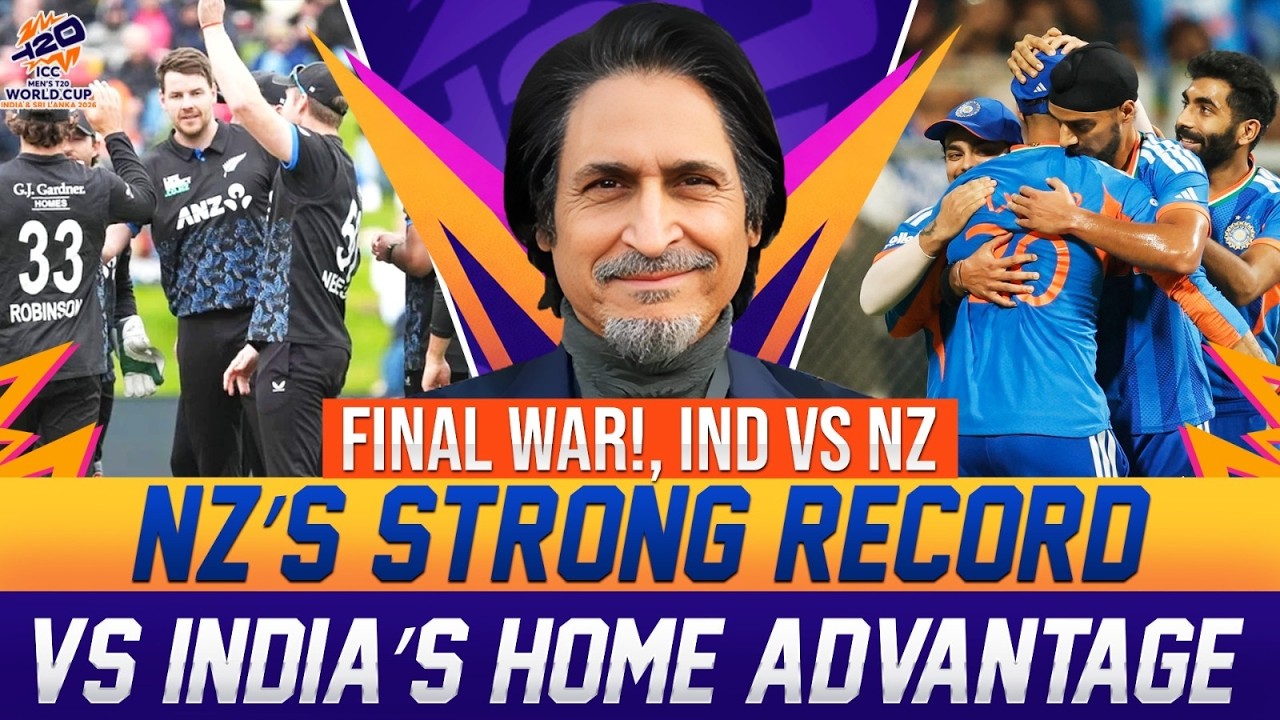 🔥 Final War! | NZ’s Strong Record vs India’s Home Advantage | WCT20 | Ramiz Speaks