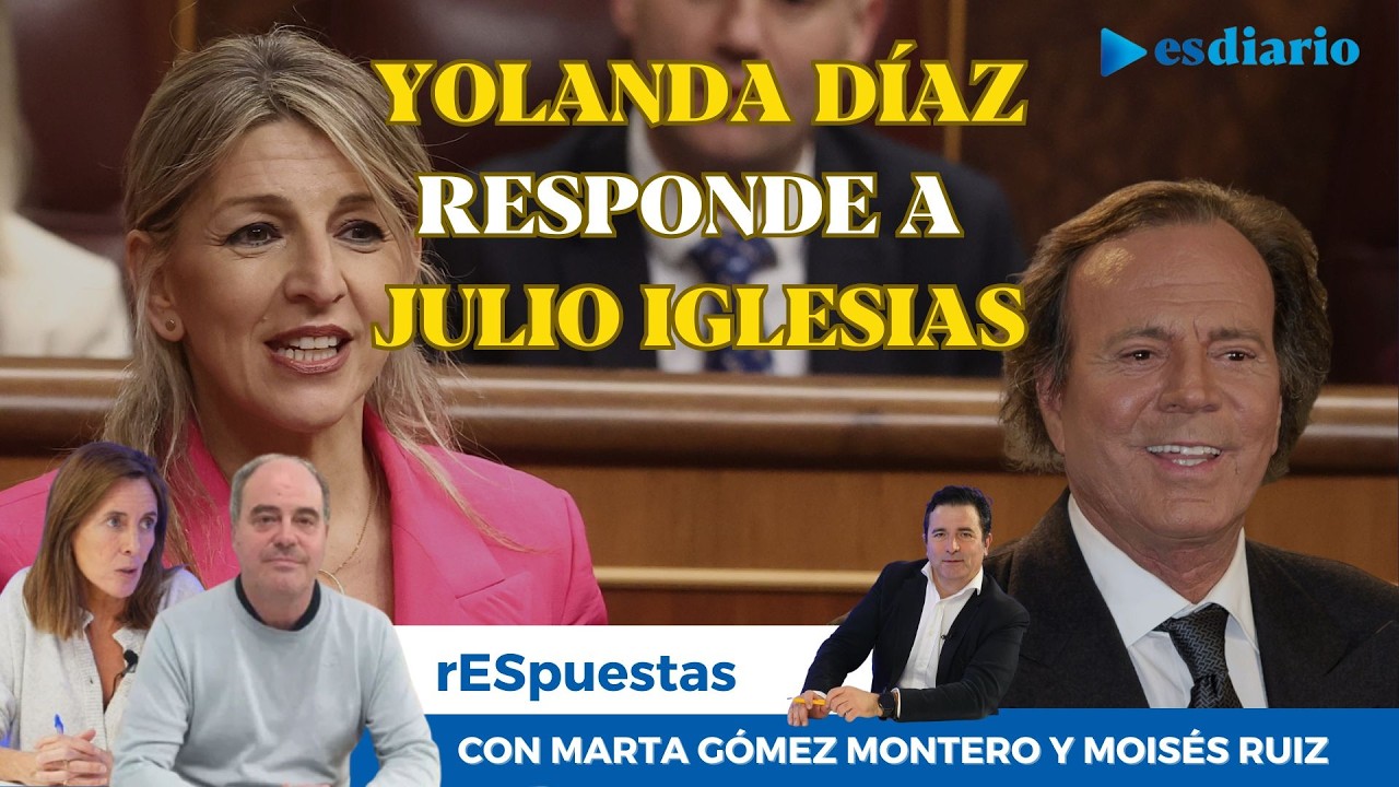 Yolanda Díaz contesta a Julio Iglesias por quererla demandar: guerra total