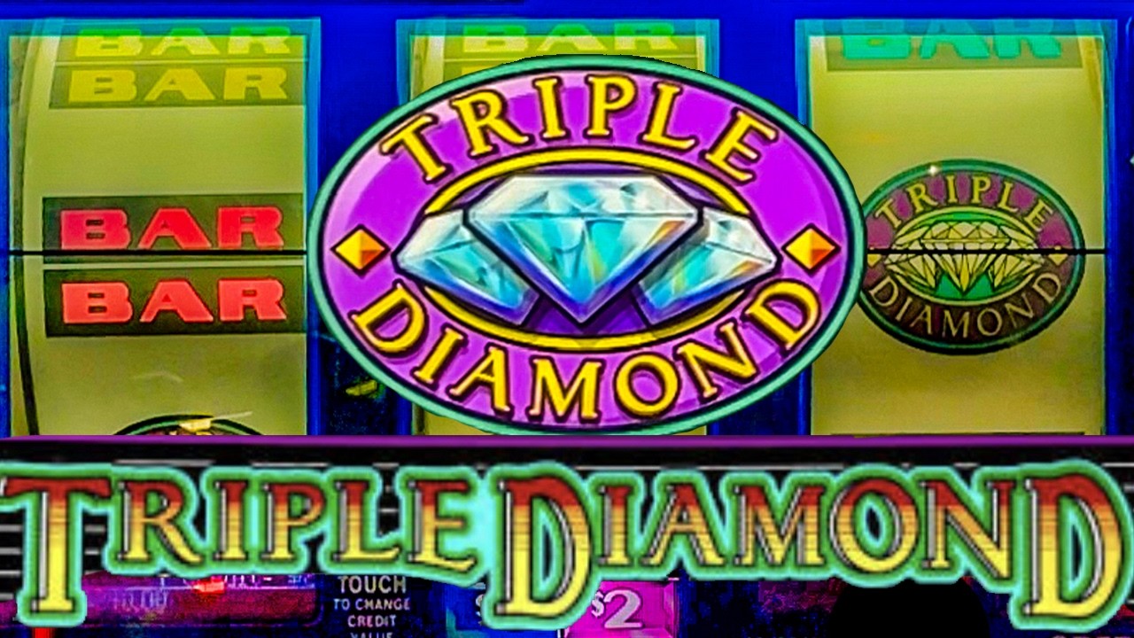 BOOM! BIG wins on Triple Diamond! Old School 3 Reel Slots!