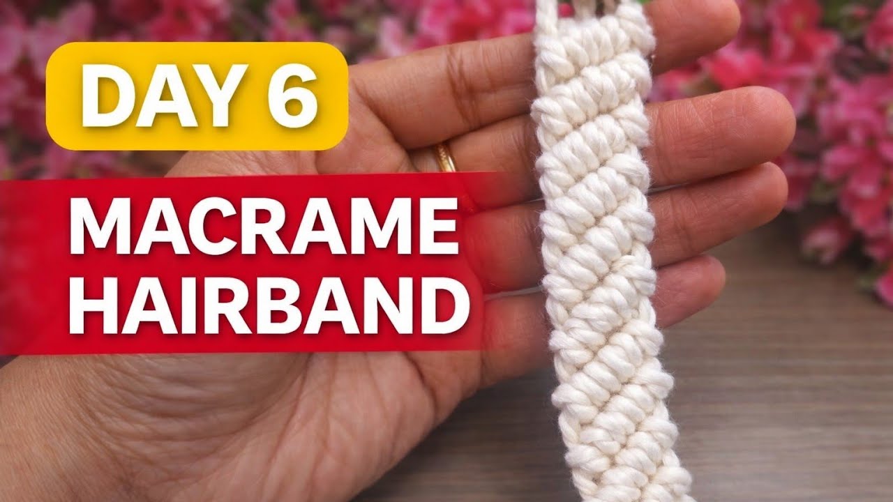 Tannu Priya is live!“Live Macrame Hairband Making | Easy DIY Craft”