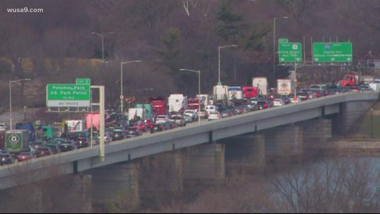 Trucker convoy protest clogs DC highways for 3rd day, MPD closed exits and lanes