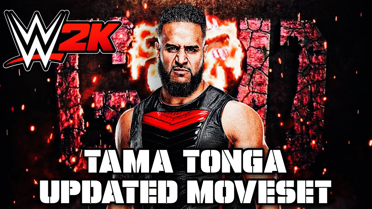 WWE 2K25 | Tama Tonga Updated Moveset + Realistic Base Superstar Settings