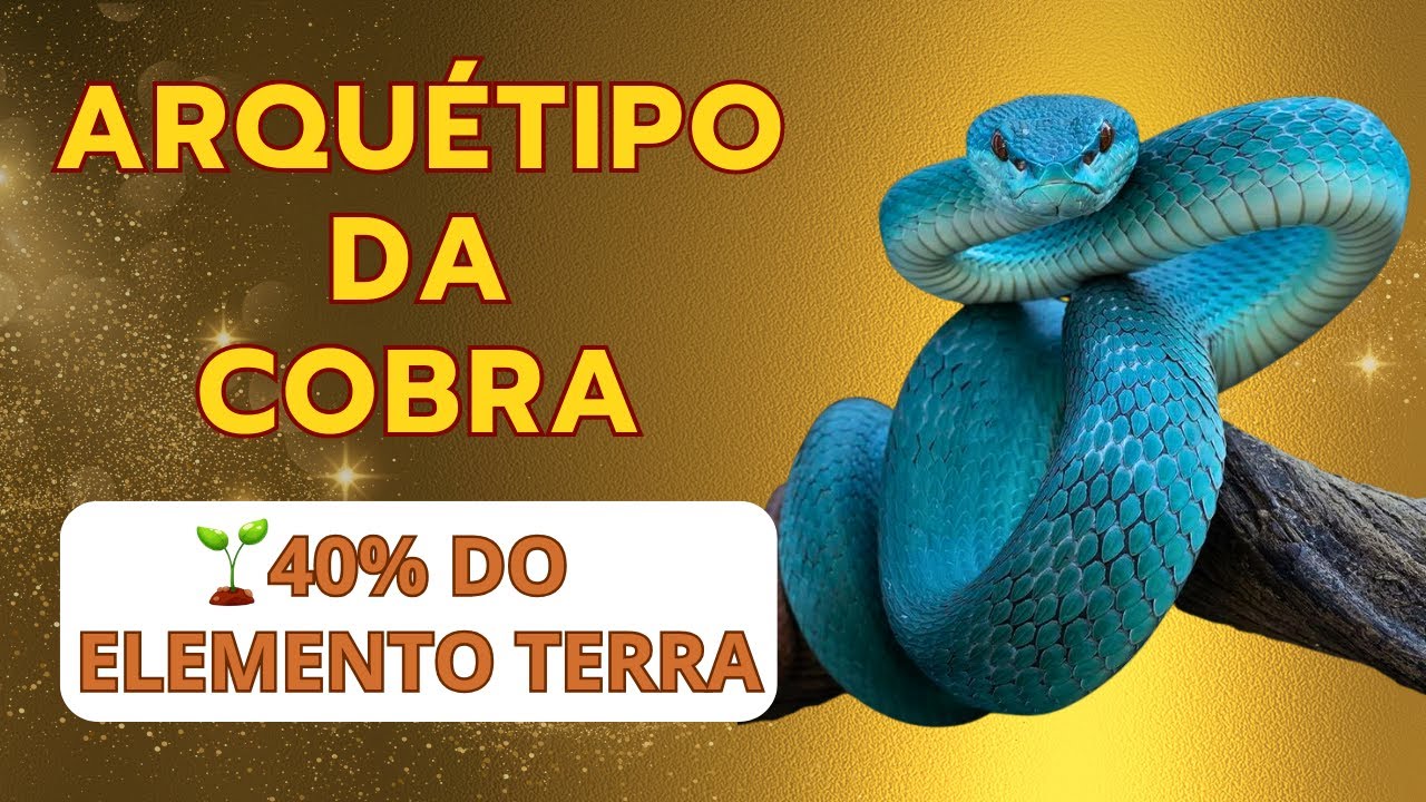 ARQUÉTIPO DA COBRA 40% ELEMENTO TERRA E ENERGIAS YIN & YANG