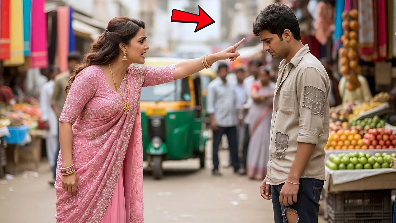 अमीर लड़की ने फटे जूते देखकर गरीब का मजाक उड़ाया 1 घंटे बाद उसने मॉल खरीदा. #भारतनाटक