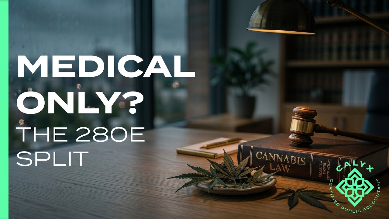 280E is Dead? (But ONLY if you have a Medical Cannabis License) CALYX CPA Q&A