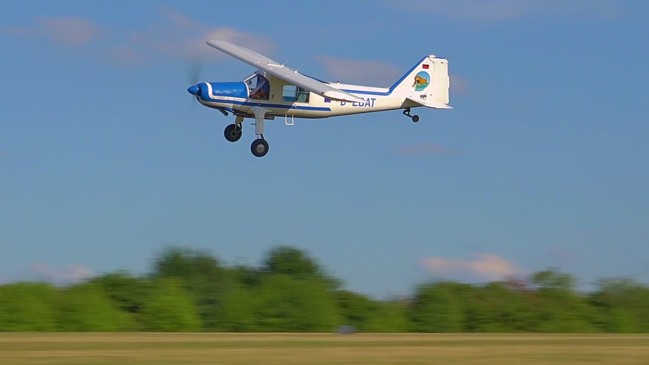 Dornier Do27 D-EWRG & D-EBAT take off & flybys