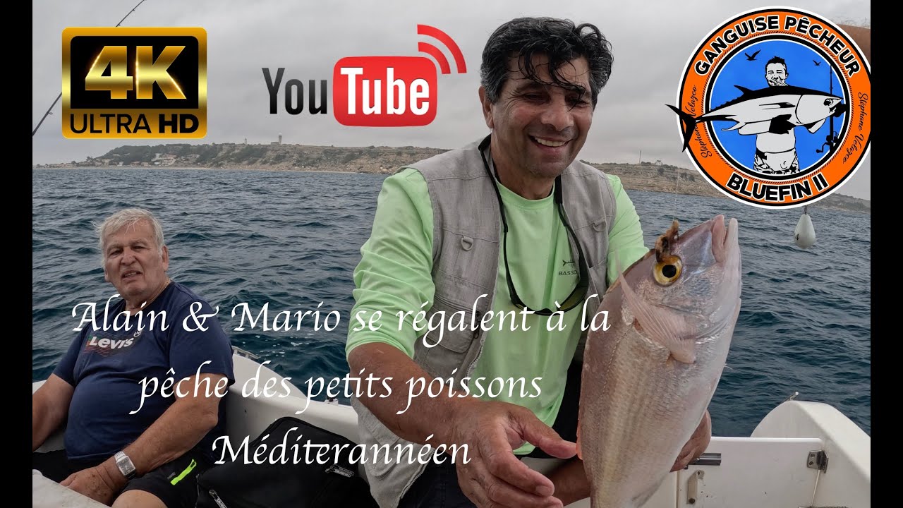 Mario & Alain pêchent les poissons de Méditerranée à soutenir .