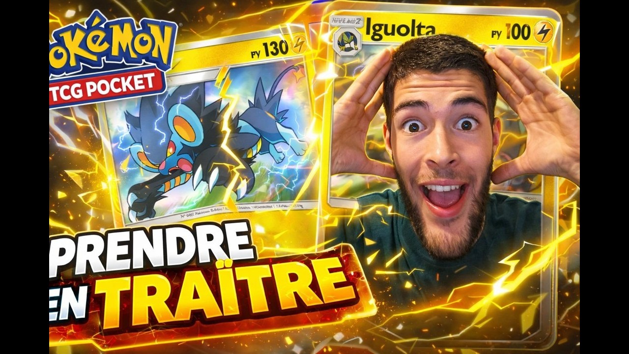 POKÉMON TCG POCKET ⚡ Le deck Électrik qui PREND EN TRAÎTRE ! (Luxray / Iguolta)