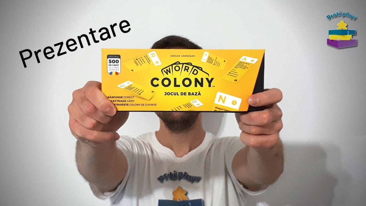 Cum se joaca Word Colony (RO) [Board game #154]