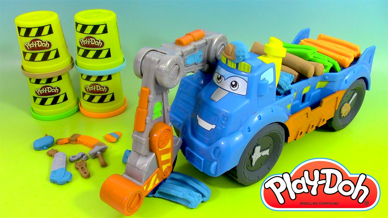Pâte à modeler Play Doh Camion de chantier Diggin' Rigs Buzzsaw