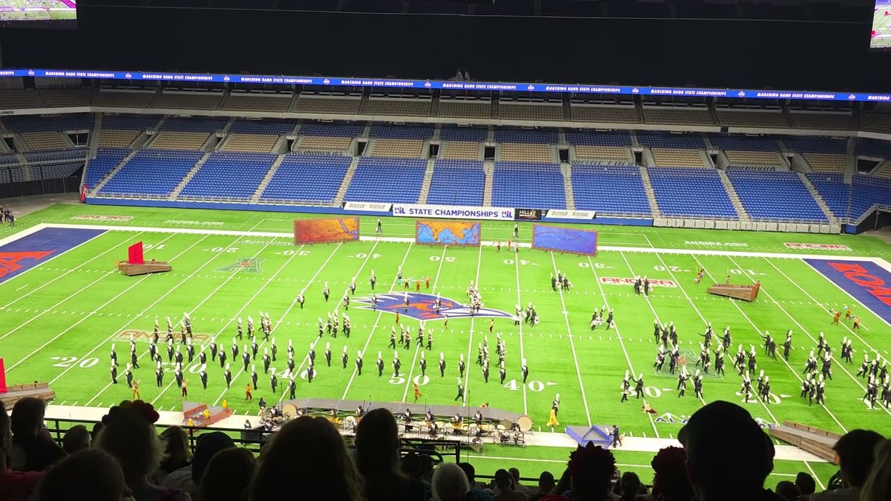 Coppell H.S marching band 2025 UIL State prelims