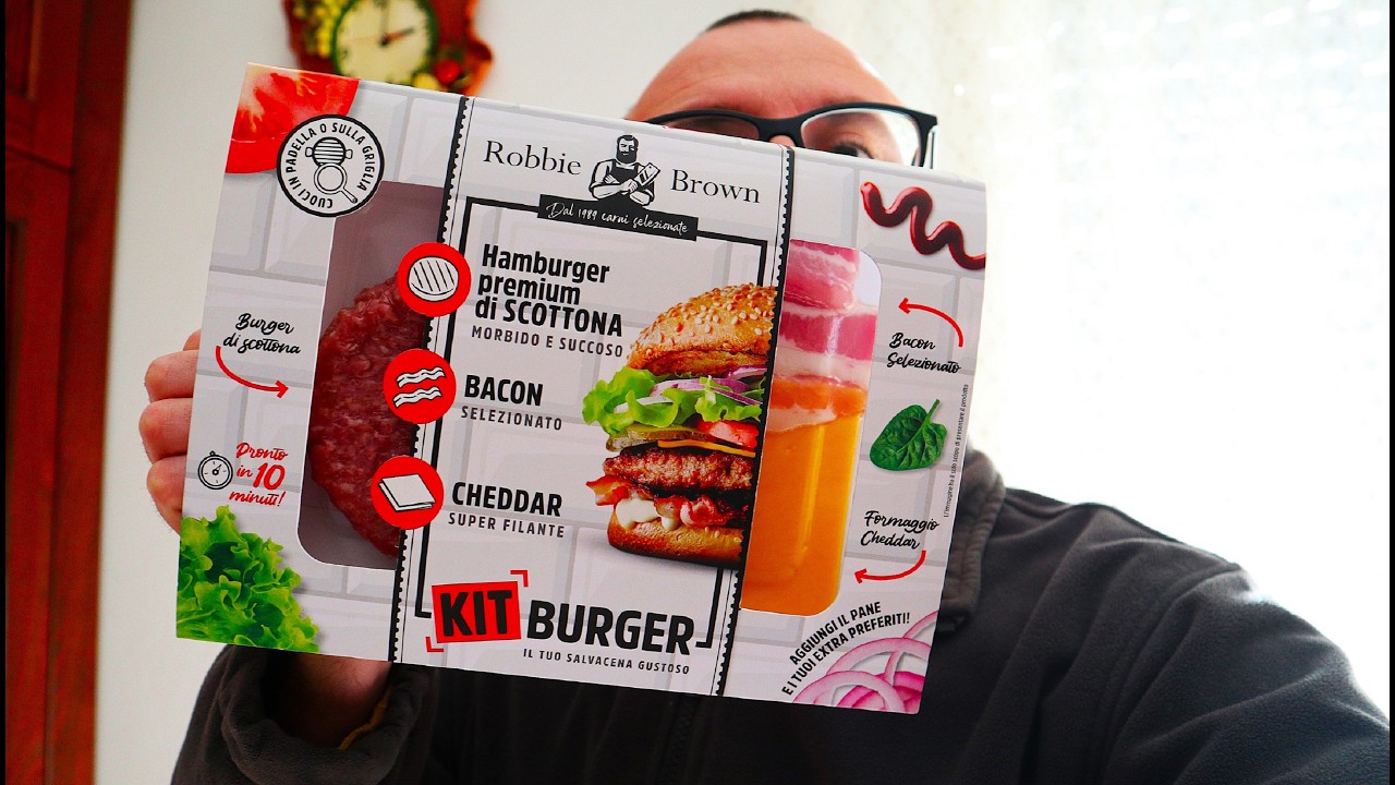 Ho provato il KIT BURGER ROBBIE BROWN 🍔🍔 !!