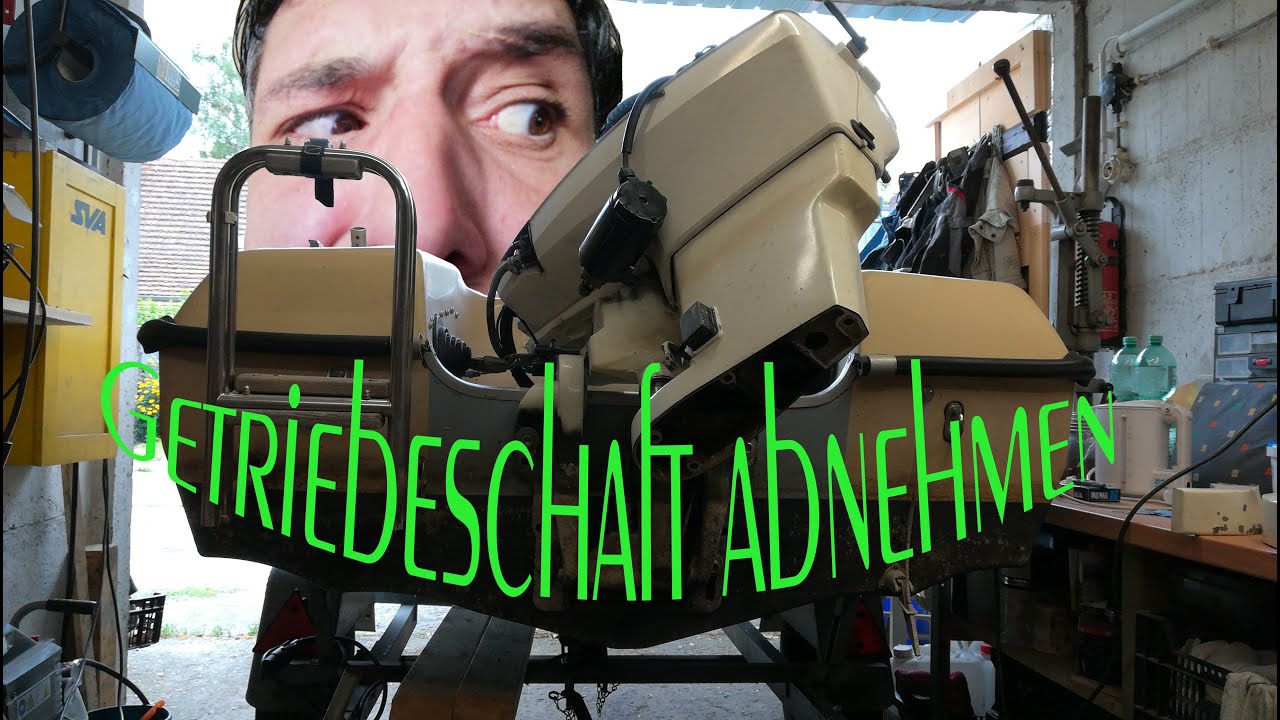 Getriebeschaft abnehmen, Johnson Evinrude