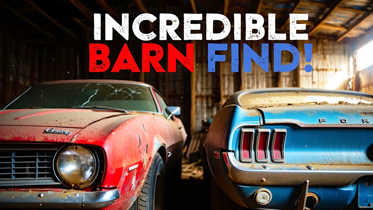 Insane Barn Finds: Classic Cars Frozen in Time!