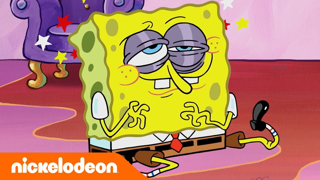 SpongeBob | Squidward pindah ke hotel | Nickelodeon Bahasa