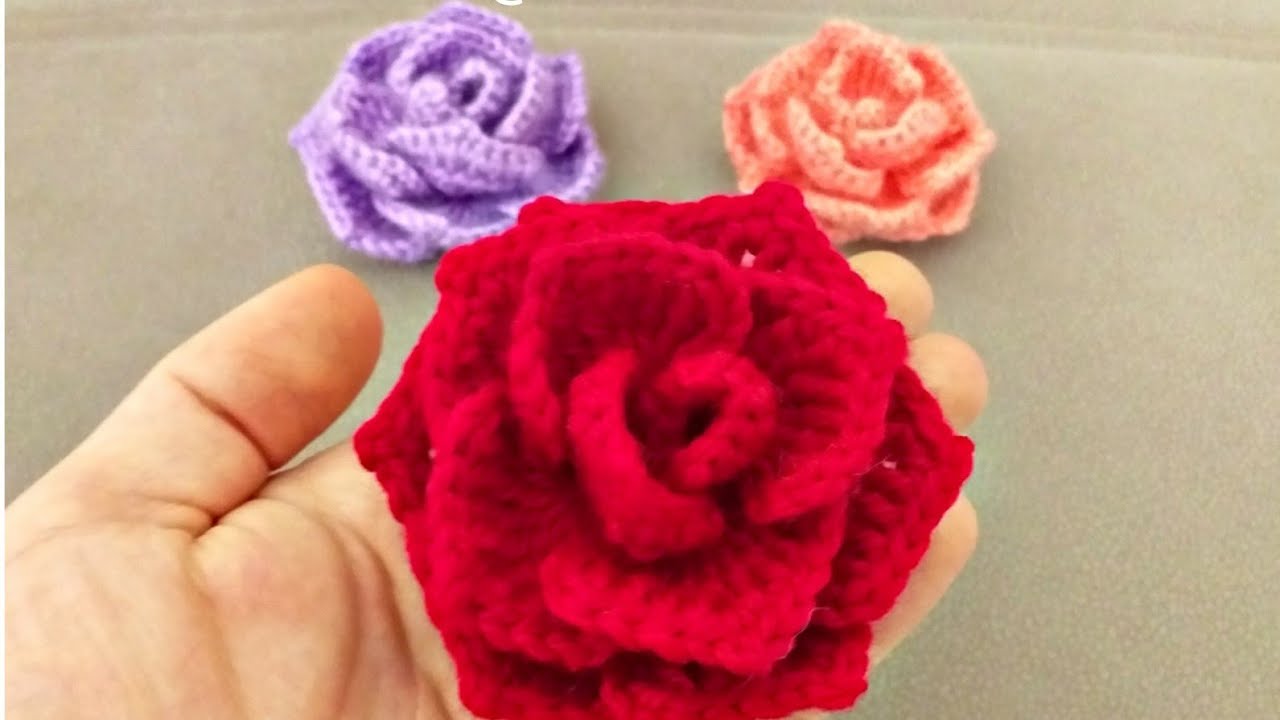Gül Yapımı /3D Büyük Kat Kat Gül Yapımı