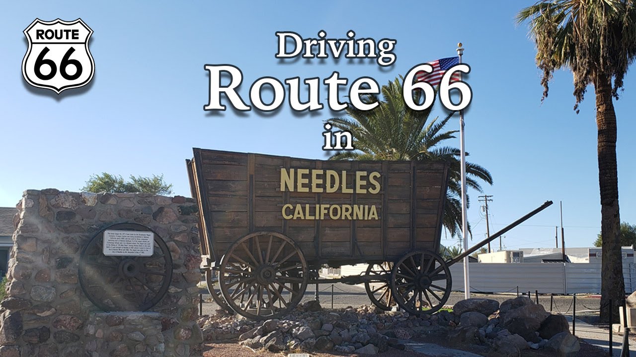 A Drive on Route 66 in Needles, California