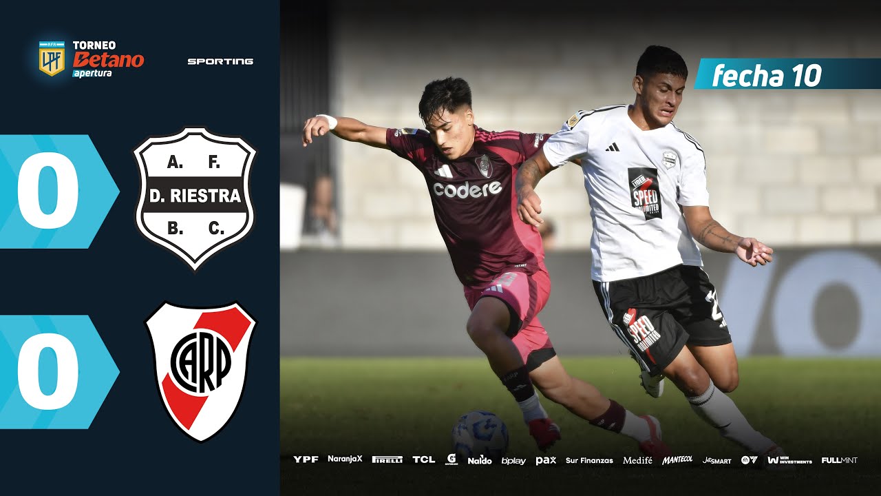 DEP. RIESTRA 0 - 0 RIVER I Resumen del partido | #TorneoBetano Apertura 2025