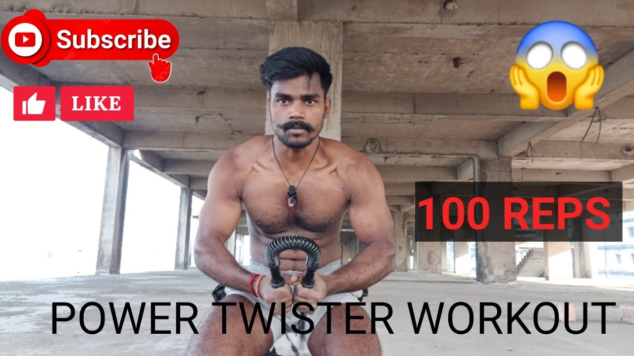 😱100 REPS |POWER TWISTER WORKOUT |FULL BODY WORKOUT BEST EXERCISE 👌