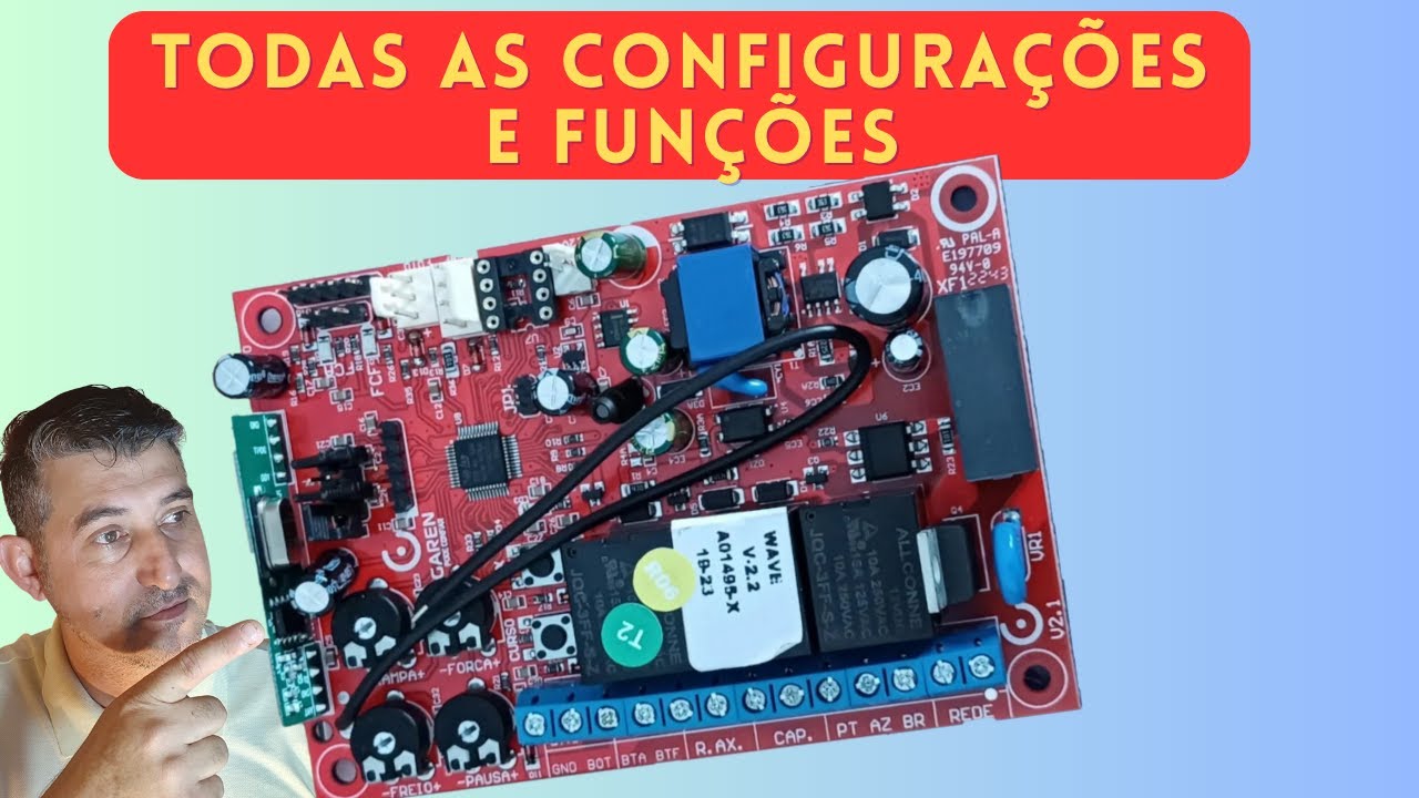 Central Garen Wave V2: TODAS as Funções e Configurações (Guia Completo)