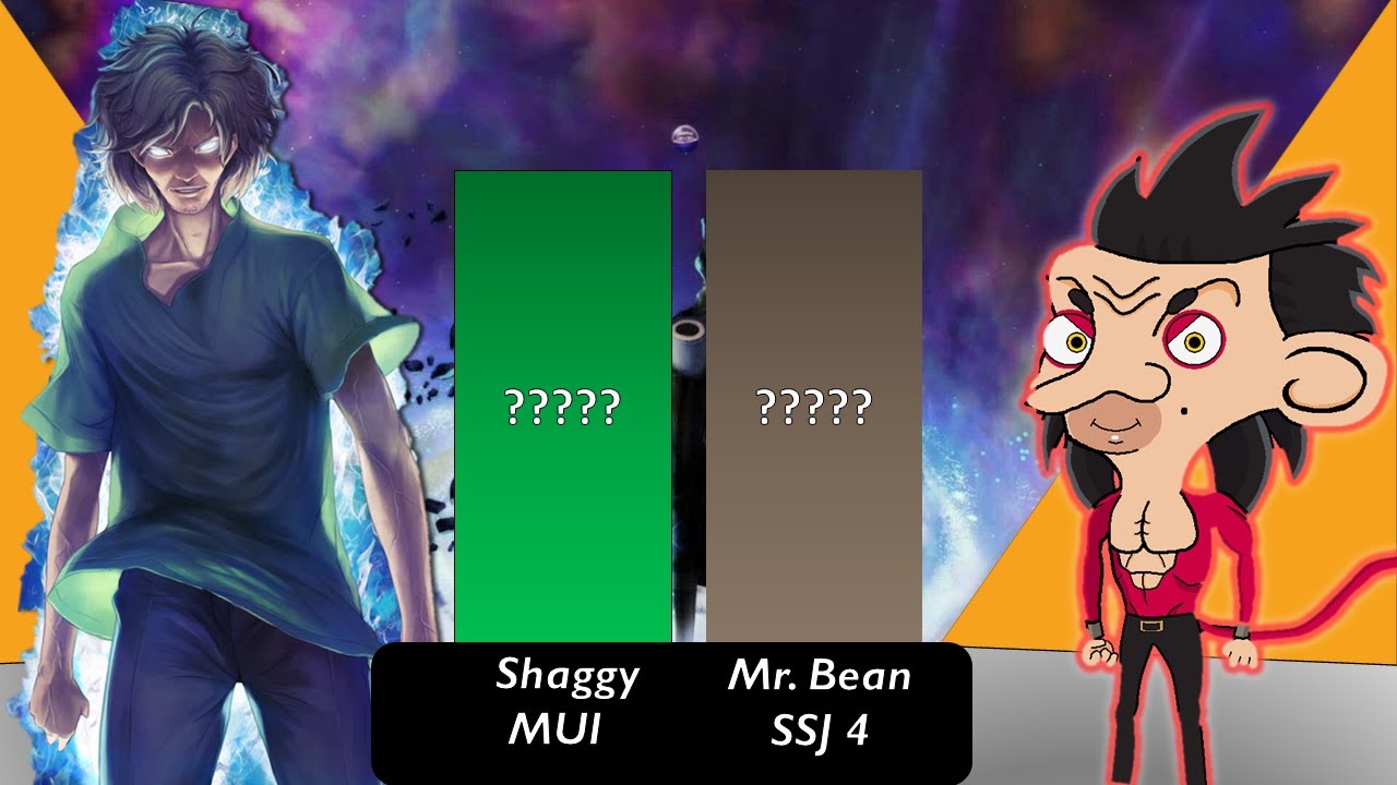Shaggy Vs Mr Bean Power Level