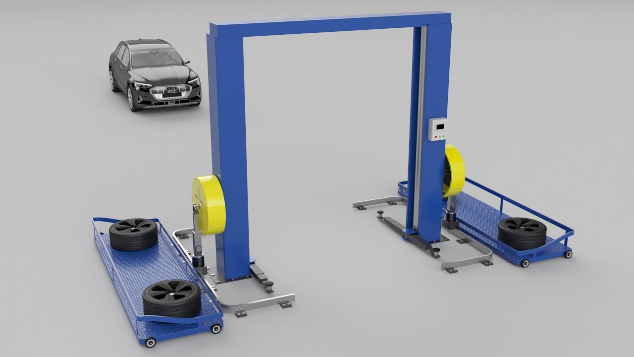 3D Robot Tire Changer