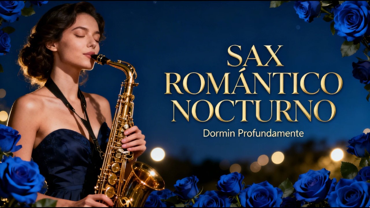 1 Hora de Sax Romántico Nocturno para Dormir Profundamente y Relajar la Mente